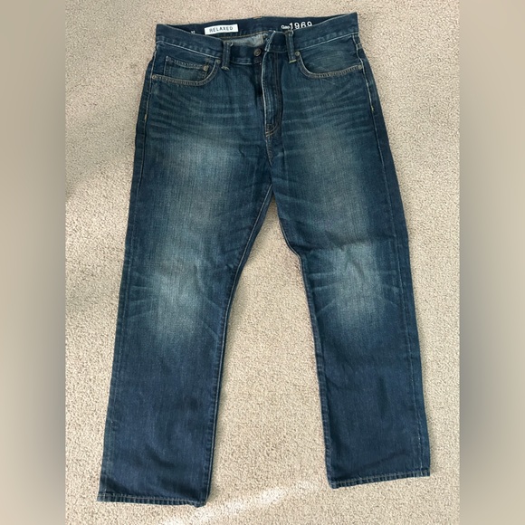Gap Jeans Relaxed 33x32 - Picture 1 of 3